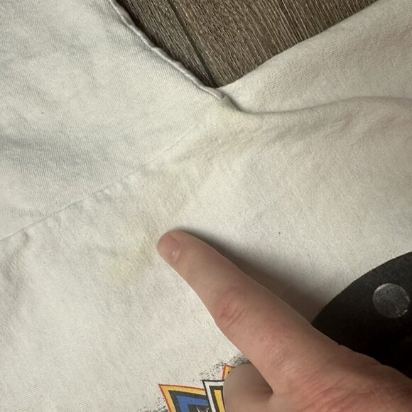 Nascar Mark Martin Salute to You Pocket Shirt Size XL White Y2K READ - Picture 6 of 8